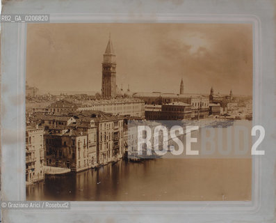 -VENEZIA, SENZA INDICAZIONE DAUTORE, VENEZIA DA SANTA MARIA DELLA SALUTE, 1870 C.A. STAMPA ALLALBUMINA INCOLLATA SU CARTONE, CM 65,5X54,5 ©ARCHIVIO Graziano Arici/Rosebud2  FOTOANTICHE.-VENICE, NO AUTHORS INDICATION, VENEZIA DA S.MARIA DELLA SALUTE, 1870 C.A. ALBUMEN PHOTOGRAPH MOUNTED ON CARDBOARD, CM 65,5X54,5 ©Graziano Arici / rosebud2