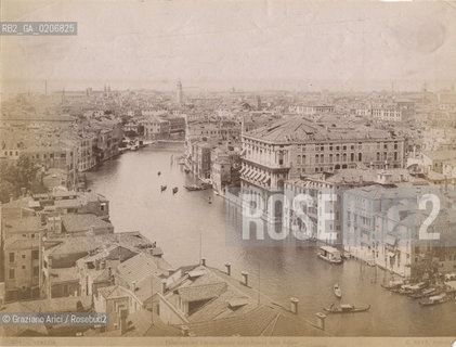 -VENEZIA, CARLO NAYA, PANORAMA DEL CANAL GRANDE DALLA CHIESA DELLA SALUTE, POST 1881. STAMPA ALLALBUMINA, CM 24,8X18,7 ©ARCHIVIO Graziano Arici/Rosebud2  FOTOANTICHE.-VENICE, CARLO NAYA, PANORAMA DEL CANAL GRANDE DALLA CHIESA DELLA SALUTE, POST 1881. ALBUMEN PHOTOGRAPH, CM 24,8X18,7 ©Graziano Arici/Rosebud2 ..