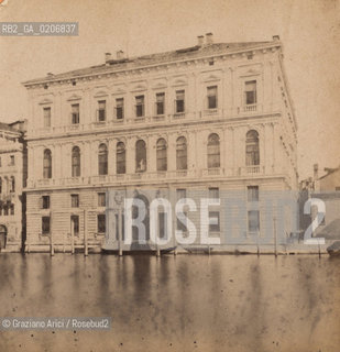 VENEZIA, SENZA INDICAZIONE DAUTORE, CANAL GRANDE E PALAZZO GRASSI, SENZA DATA. POSITIVO ALLALBUMINA MONTATO SU CARTONE, FOTOGRAFIA STEREOSCOPICA, CM 17,7X8,5  ©ARCHIVIO Graziano Arici/Rosebud2   FOTOANTICHE.-VENICE, NO AUTHORS INDICATION, CANAL GRANDE E PALAZZO GRASSI, UNDATED. ALBUMEN POSITIVE MOUNTED ON CARDBOARD, STEREOSCOPICAL PHOTOGRAPH CM 17,7X8,5 ©Graziano Arici / rosebud2
