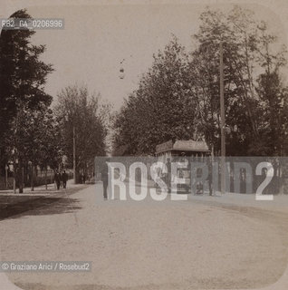 -VENEZIA, SENZA INDICAZIONE DAUTORE, LIDO - GRAN VIALE, SENZA DATA. POSITIVO ALLALBUMINA MONTATO SU CARTONE, FOTOGRAFIA STEREOSCOPICA, CM 17,9X8,9  ©ARCHIVIO Graziano Arici/Rosebud2   FOTOANTICHE.-VENICE, NO AUTHORS INDICATION, LIDO - GRAN VIALE, UNDATED. ALBUMEN POSITIVE MOUNTED ON CARDBOARD, STEREOSCOPICAL PHOTOGRAPH CM 17,9X8,9 ©Graziano Arici / rosebud2 .