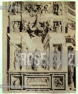 -PAVIA, EDIZIONI BROGI, SCULTURE NEL CORO DI STEFANO DA SESTO, SENZA DATA. STAMPA ALLALBUMINA INCOLLATA SU CARTONE, CM 20,5X25,5 ©ARCHIVIO Graziano Arici/Rosebud2   FOTOANTICHE.-PAVIA, EDIZIONI BROGI, SCULTURE NEL CORO DI STEFANO DA SESTO, UNDATED. ALBUMEN PHOTOGRAPH MOUNTED ON CARDBOARD, CM 20,5X25,5  ©Graziano Arici/Rosebud2 