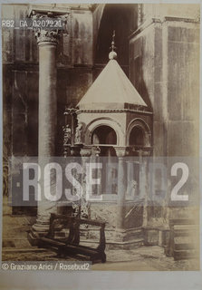 -VENEZIA, CARLO NAYA, INTERNO DELLA BASILICA DI S. MARCO, SENZA DATA. STAMPA ALLALBUMINA  INCOLLATA SU CARTONE, CM 35,4X26,2 ©ARCHIVIO Graziano Arici/Rosebud2   DETTAGLI ARCHITETTONICI, FOTOANTICHE.-VENICE, CARLO NAYA, INTERNO DELLA BASILICA DI S. MARCO, UNDATED. ALBUMEN PHOTOGRAPH  MOUNTED ON CARDBOARD, CM 35,4X26,2 ©Graziano Arici / rosebud2