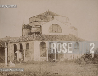 -VENEZIA, CARLO NAYA ?, CHIESA DI SANTA FOSCA - TORCELLO, SENZA DATA. STAMPA ALLALBUMINA INCOLLATA SU CARTONE, CM 24X18,8 ©ARCHIVIO Graziano Arici/Rosebud2  FOTOANTICHE.-VENICE, CARLO NAYA ?, CHIESA DI SANTA FOSCA - TORCELLO, UNDATED. ALBUMEN PHOTOGRAPH MOUNTED ON CARDBOARD, CM 24X18,8 ©Graziano Arici/Rosebud2 