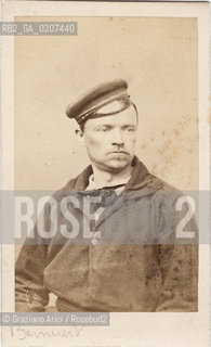 -PARIGI, SENZA INDICAZIONE DAUTORE, RITRATTO DI BERNAERT, MEMBRO DELLA COMUNE DI PARIGI, COMANDANTE DELLA FLOTTA, 1871. STAMPA ALLALBUMINA INCOLLATA SU CARTONE, CARTE DE VISITE, CM 6,3X10,5  ©ARCHIVIO Graziano Arici/Rosebud2  FOTOANTICHE.-PARIS, NO AUTHORS INDICATION, PORTRAIT OF BERNAERT, COMMUNE S MEMBER, MASTER MARINER, 1871. ALBUMEN PHOTOGRAPH MOUNTED ON CARDBOARD, CARTE DE VISITE CM 6,3X10,5 ©Graziano Arici/Rosebud2 