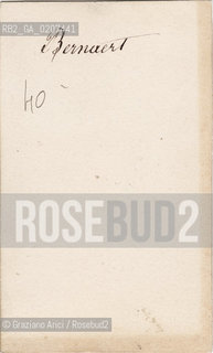 -PARIGI, SENZA INDICAZIONE DAUTORE, RITRATTO DI BERNAERT (RETRO), MEMBRO DELLA COMUNE DI PARIGI, COMANDANTE DELLA FLOTTA, 1871. STAMPA ALLALBUMINA INCOLLATA SU CARTONE, CARTE DE VISITE, CM 6,3X10,5  ©ARCHIVIO Graziano Arici/Rosebud2  FOTOANTICHE.-PARIS, NO AUTHORS INDICATION, PORTRAIT OF BERNAERT, COMMUNE S MEMBER, MASTER MARINER, 1871. ALBUMEN PHOTOGRAPH MOUNTED ON CARDBOARD, CARTE DE VISITE CM 6,3X10,5 ©Graziano Arici/Rosebud2 