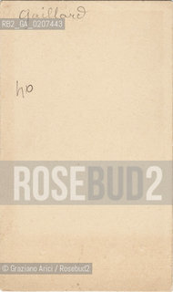 -PARIGI, SENZA INDICAZIONE DAUTORE, RITRATTO DI NAPOLEON LOUIS GAILLARD PERE (RETRO), MEMBRO DELLA COMUNE DI PARIGI, 1871. STAMPA ALLALBUMINA INCOLLATA SU CARTONE, CARTE DE VISITE, CM 6,3X10,5  ©ARCHIVIO Graziano Arici/Rosebud2  FOTOANTICHE.-PARIS, NO AUTHORS INDICATION, PORTRAIT OF NAPOLEON LOUIS GAILLARD PERE, COMMUNE S MEMBER, 1871. ALBUMEN PHOTOGRAPH MOUNTED ON CARDBOARD, CARTE DE VISITE CM 6,3X10,5 ©Graziano Arici/Rosebud2 