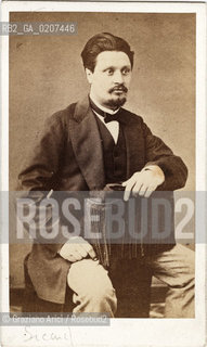 -PARIGI, SENZA INDICAZIONE DAUTORE, RITRATTO DI AUGUSTE ALEXANDRE SICARD, MEMBRO DELLA COMUNE DI PARIGI, MERCANTE DI CAPPELLI, 1871. STAMPA ALLALBUMINA INCOLLATA SU CARTONE, CARTE DE VISITE, CM 6,3X10,5  ©ARCHIVIO Graziano Arici/Rosebud2  FOTOANTICHE.-PARIS, NO AUTHORS INDICATION, PORTRAIT OF AUGUSTE ALEXANDRE SICARD, COMMUNE S MEMBER, HAT S MERCHANT 1871. ALBUMEN PHOTOGRAPH MOUNTED ON CARDBOARD, CARTE DE VISITE CM 6,3X10,5 ©Graziano Arici/Rosebud2 