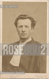 -PARIGI, EUGENE APPERT, RITRATTO DI EUGENE LOUIS CHARLES PROTOT, MEMBRO DELLA COMUNE DI PARIGI, AVVOCATO, MEMBRO DELLA SECONDA COMMISSIONE ESECUTIVA 1871. STAMPA ALLALBUMINA INCOLLATA SU CARTONE, CARTE DE VISITE, CM 6,3X10,5  ©ARCHIVIO Graziano Arici/Rosebud2   FOTOANTICHE.-PARIS, EUGENE APPERT, PORTRAIT OF EUGENE LOUIS CHARLES PROTOT, COMMUNE S MEMBER, LAWYER, MEMER OF THE SECOND EXECUTIVE COMMISSION,  1871. ALBUMEN PHOTOGRAPH MOUNTED ON CARDBOARD, CARTE DE VISITE CM 6,3X10,5 ©Graziano Arici/Rosebud2 