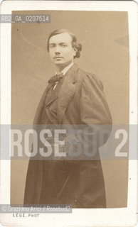 -PARIGI, PHOTOGRAPHE CARJAT & C, RITRATTO DI AUGUSTE VERMOREL, MEMBRO DELLA COMUNE DI PARIGI, GIORNALISTA, 1871. STAMPA ALLALBUMINA INCOLLATA SU CARTONE, CARTE DE VISITE, CM 6,3X10,5  ©ARCHIVIO Graziano Arici/Rosebud2  FOTOANTICHE.-PARIS, PHOTOGRAPHE CARJAT & C, PORTRAIT OF AUGUSTE VERMOREL, COMMUNE S MEMBER, JOURNALIST, 1871. ALBUMEN PHOTOGRAPH MOUNTED ON CARDBOARD, CARTE DE VISITE CM 6,3X10,5 ©Graziano Arici / rosebud2