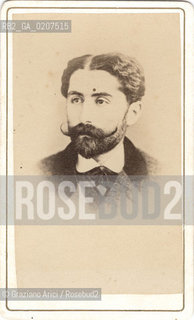 -PARIGI, SENZA INDICAZIONE DAUTORE, RITRATTO DI PASCHAL GROUSSET, MEMBRO DELLA COMUNE DI PARIGI, MINISTRO DEGLI AFFARI ESTERI E MEMBRO DELLA SECONDA COMMISSIONE ESECUTIVA, GIORNALISTA 1871. STAMPA ALLALBUMINA INCOLLATA SU CARTONE, CARTE DE VISITE, CM 6,3X10,5  ©ARCHIVIO Graziano Arici/Rosebud2  FOTOANTICHE.-PARIS, NO AUTHORS INDICATION, PORTRAIT OF PASCHAL GROUSSET, COMMUNE S MEMBER, MINISTER OF FOREIGN AFFAIRS AND MEMBER OF THE SECOND EXECUTIVE COMMISSION,  JOURNALIST,  1871. ALBUMEN PHOTOGRAPH MOUNTED ON CARDBOARD, CARTE DE VISITE CM 6,3X10,5 ©Graziano Arici / rosebud2