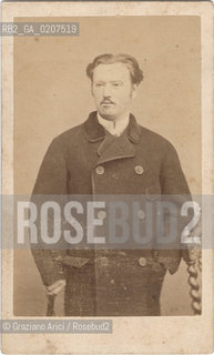 -PARIGI, SENZA INDICAZIONE DAUTORE, RITRATTO DI JULES LOUIS AUDOYNAUD, MEMBRO DELLA COMUNE DI PARIGI, COMMISSARIO DEL COMITATO CENTRALE 1871. STAMPA ALLALBUMINA INCOLLATA SU CARTONE, CARTE DE VISITE, CM 6,3X10,5  ©ARCHIVIO Graziano Arici/Rosebud2  FOTOANTICHE.-PARIS, NO AUTHORS INDICATION, PORTRAIT OF JULES LOUIS AUDOYNAUD, COMMUNE S MEMBER, COMMISSIONER OF CENTRAL COMMITTEE1871. ALBUMEN PHOTOGRAPH MOUNTED ON CARDBOARD, CARTE DE VISITE CM 6,3X10,5 ©Graziano Arici / rosebud2