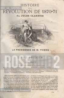 -CLARETIE, JULES. HISTORIE DE LA REVOLUTION DE 1870-71 TOMO 2, PARIGI, AUX BUREAUX DU JOURNAL LECLIPSE, 1872,  CM 20X28,5 N° PAGINE 800, LIBRO CON ILLUSTRAZIONI ©ARCHIVIO Graziano Arici/Rosebud2   COMUNE DI PARIGI FOTOANTICHE.-CLARETIE, JULES. HISTORIE DE LA REVOLUTION DE 1870-71 VOLUME 2, PARIS, AUX BUREAUX DU JOURNAL LECLIPSE, 1872, CM 20X28,5 N° PAGES 800, BOOK WITH ILLUSTRATIONS ©Graziano Arici/Rosebud2 