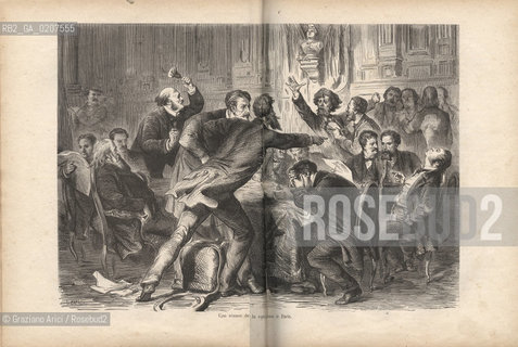 DAL LIBRO/FROM THE BOOK HISTORIE DE LA COMMUNE DE PARIS JUSTESSE, M..-PARIGI, B. CASTELLI, SEANCE DE LA COMMUNE DE PARIS, 1871. STAMPA  CM 43X56 ©ARCHIVIO Graziano Arici/Rosebud2  COMUNE DI PARIGI, FOTOANTICHE.-PARIS,B. CASTELLI, SEANCE DE LA COMMUNE DE PARIS, 1871, PRINT   CM 43X56 ©Graziano Arici / rosebud2