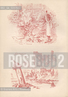 -ILLUSTRAZIONE DAL LIBRO: LEIGHTON, JOHN. PARIS UNDER THE COMMUNE: THE SEVENTY-THREE DAYS OF THE SECOND SIEGE, LONDRA, 1871. BRADBURY, EVANS &CO.  CM 14X20, N° PAGINE 395, LIBRO CON ILLUSTRAZIONI  ©ARCHIVIO Graziano Arici/Rosebud2  COMUNE DI PARIGI  FOTOANTICHE.-ILLUSTRATION FROM THE BOOK: LEIGHTON, JOHN. PARIS UNDER THE COMMUNE: THE SEVENTY-THREE DAYS OF THE SECOND SIEGE, LONDON, BRADBURY, EVANS &CO. 1871. CM 14X20, N° PAGES 395,BOOK WITH ILLUSTRATIONS ©Graziano Arici / rosebud2