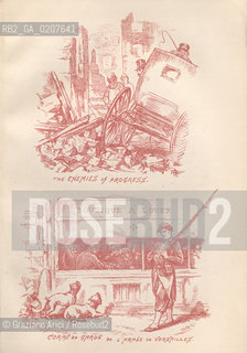 -ILLUSTRAZIONE DAL LIBRO: LEIGHTON, JOHN. PARIS UNDER THE COMMUNE: THE SEVENTY-THREE DAYS OF THE SECOND SIEGE, LONDRA, 1871. BRADBURY, EVANS &CO.  CM 14X20, N° PAGINE 395, LIBRO CON ILLUSTRAZIONI  ©ARCHIVIO Graziano Arici/Rosebud2  COMUNE DI PARIGI  FOTOANTICHE.-ILLUSTRATION FROM THE BOOK: LEIGHTON, JOHN. PARIS UNDER THE COMMUNE: THE SEVENTY-THREE DAYS OF THE SECOND SIEGE, LONDON, BRADBURY, EVANS &CO. 1871. CM 14X20, N° PAGES 395,BOOK WITH ILLUSTRATIONS ©Graziano Arici / rosebud2