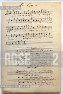 -PARIGI, SPARTITO AUTOGRAFO DI FINE 1800 DELLA CANZONE POPOLARE LE TEMPS DES CERISES PAROLE DI JEAN-BAPTISTE CLEMENT E MUSICA DI ANTOINE RENARD, 1871.  CM 18X28 ©ARCHIVIO Graziano Arici/Rosebud2  COMUNE DI PARIGI. FOTOANTICHE.-PARIS, SCORE OF THE END OF 1800 OF THE POPULAR SONG LE TEMPS DES CERISES WROTE BY JEAN-BAPTISTE CLEMENT AND MUSIC BY  ANTOINE RENARD, 1871.  CM 18X28  ©Graziano Arici / rosebud2