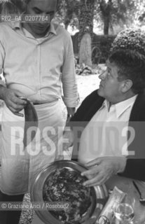 VENEZIA 1981 IL DISEGNATORE DI FUMETTI HUGO PRATT ©Graziano Arici/Rosebud2 ARTE  FUMETTO DISEGNO LIDO