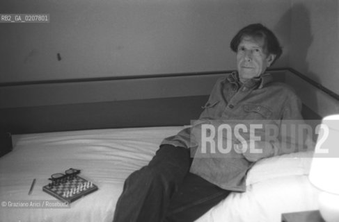 VENEZIA 1982 COMPOSITORE JOHN CAGE ©Graziano Arici/Rosebud2 MUSICA CLASSICA COMPOSITORE CONTEMPORANEO