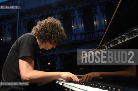 VENICE 16/09/07  THE COMPONIST AND PIANIST GIOVANNI ALLEVI ©Graziano Arici/Rosebud2 PIANISTA MUSICA CONTEMPORANEA