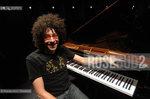 VENICE 16/09/07  THE COMPONIST AND PIANIST GIOVANNI ALLEVI ©Graziano Arici/Rosebud2 PIANISTA MUSICA CONTEMPORANEA