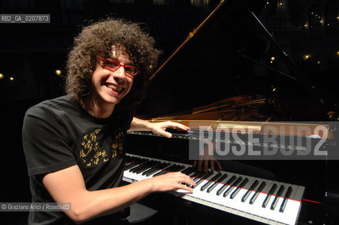 VENICE 16/09/07  THE COMPONIST AND PIANIST GIOVANNI ALLEVI ©Graziano Arici/Rosebud2 PIANISTA MUSICA CONTEMPORANEA