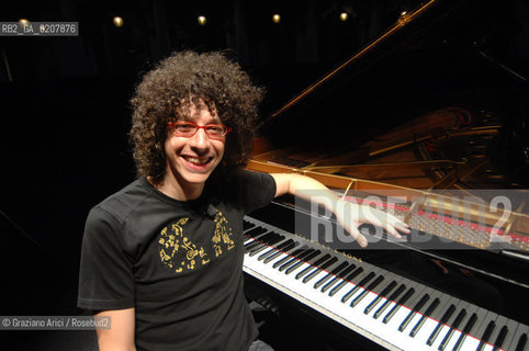 VENICE 16/09/07  THE COMPONIST AND PIANIST GIOVANNI ALLEVI ©Graziano Arici/Rosebud2 PIANISTA MUSICA CONTEMPORANEA