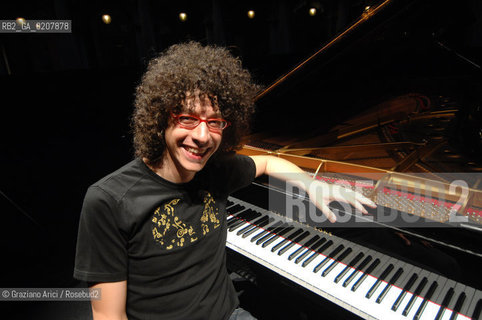 VENICE 16/09/07  THE COMPONIST AND PIANIST GIOVANNI ALLEVI ©Graziano Arici/Rosebud2 PIANISTA MUSICA CONTEMPORANEA