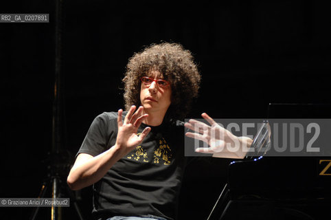 VENICE 16/09/07  THE COMPONIST AND PIANIST GIOVANNI ALLEVI ©Graziano Arici/Rosebud2 PIANISTA MUSICA CONTEMPORANEA