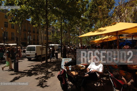 (FRANCIA-FRANCE) AIX-DE-PROVENCE: THE COURS MIRABEAU @ Graziano Arici/Rosebud2 GEO