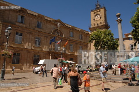 (FRANCIA-FRANCE) AIX-DE-PROVENCE: PLACE DE LHOTEL DE VILLE @ Graziano Arici/Rosebud2 GEO FONTANA