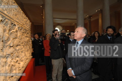 VENICE - 25/1/2008 - PALAZZO GRASSI : EXPOSITION ROMA AND I BARBARI - INAUGURATION:FRANCOIS PINAULT AND MASSIMO CACCIARI ©Graziano Arici/Rosebud2