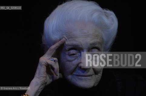 VENEZIA 23/2/2008 - IL PREMIO NOBEL PER LA MEDICINA RITA LEVI-MONTALCINI ©Graziano Arici/Rosebud2