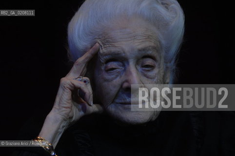 VENEZIA 23/2/2008 - IL PREMIO NOBEL PER LA MEDICINA RITA LEVI-MONTALCINI ©Graziano Arici/Rosebud2