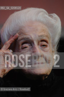 VENEZIA 23/2/2008 - IL PREMIO NOBEL PER LA MEDICINA RITA LEVI-MONTALCINI ©Graziano Arici/Rosebud2
