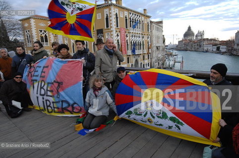VENICE 18/3/08 - PRO-TIBET DEMONSTRATION FOR THE HUMAN RIGHTS, AGAINST THE CHINA ©Graziano Arici/Rosebud2 MANIFESTAZIONE