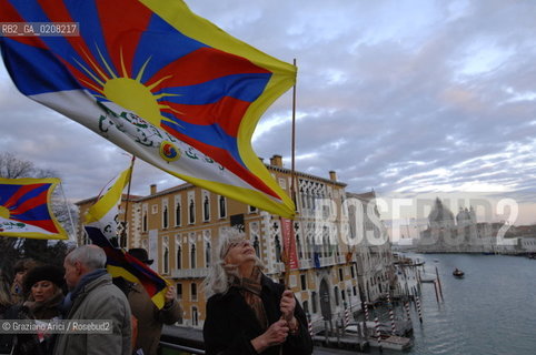 VENICE 18/3/08 - PRO-TIBET DEMONSTRATION FOR THE HUMAN RIGHTS, AGAINST THE CHINA ©Graziano Arici/Rosebud2 MANIFESTAZIONE