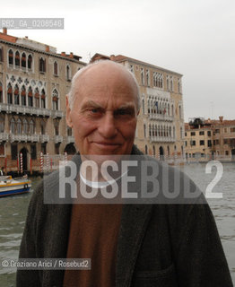 VENICE 15/4/2008 - THE ARTIST RICHARD SERRA VISITING THE PALAZZO GRASSI EXPOSITION ROMA AND I BARBARI ©Graziano Arici/Rosebud2
