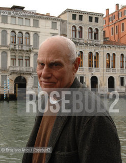 VENICE 15/4/2008 - THE ARTIST RICHARD SERRA VISITING THE PALAZZO GRASSI EXPOSITION ROMA AND I BARBARI ©Graziano Arici/Rosebud2