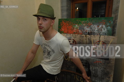 VENICE 11/5/08 - OPENING OF THE CLAUDIO BUZIOL FOUNDATION IN PALAZZO MANGILLI-VALMARANA: THE ARTIST NICO VASCELLARI ©Graziano Arici/Rosebud2 REPLAY MODA ARTE