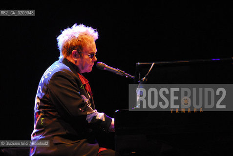 VENICE 9/07/08 ELTON JOHN CONCERT IN ST.MARK SQUARE IN VENICE ©Graziano Arici/Rosebud2 CONCERTO SAN MARCO MUSICA POP ROCK