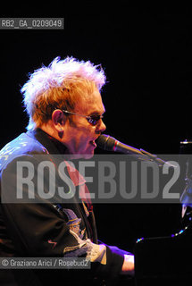 VENICE 9/07/08 ELTON JOHN CONCERT IN ST.MARK SQUARE IN VENICE ©Graziano Arici/Rosebud2 CONCERTO SAN MARCO MUSICA POP ROCK