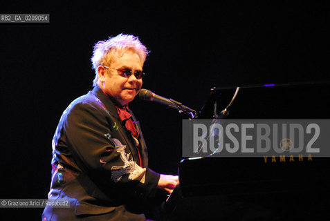 VENICE 9/07/08 ELTON JOHN CONCERT IN ST.MARK SQUARE IN VENICE ©Graziano Arici/Rosebud2 CONCERTO SAN MARCO MUSICA POP ROCK