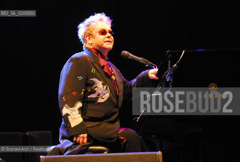 VENICE 9/07/08 ELTON JOHN CONCERT IN ST.MARK SQUARE IN VENICE ©Graziano Arici/Rosebud2 CONCERTO SAN MARCO MUSICA POP ROCK