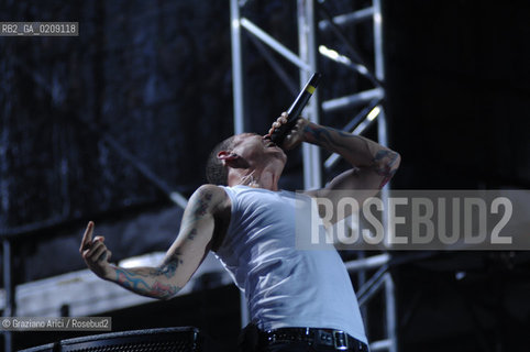 VENEZIA 20/06/08 - PARCO S.GIULIANO - HEINEKEN JAMMIN FESTIVAL : THE ROCK BAND LINKIN PARK ©Graziano Arici/Rosebud2 MUSICA ROCK POP