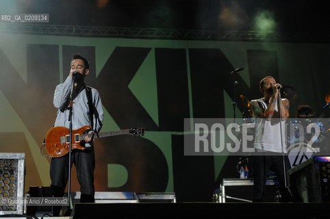 VENEZIA 20/06/08 - PARCO S.GIULIANO - HEINEKEN JAMMIN FESTIVAL : THE ROCK BAND LINKIN PARK ©Graziano Arici/Rosebud2 MUSICA ROCK POP
