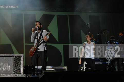 VENEZIA 20/06/08 - PARCO S.GIULIANO - HEINEKEN JAMMIN FESTIVAL : THE ROCK BAND LINKIN PARK ©Graziano Arici/Rosebud2 MUSICA ROCK POP