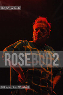 VENEZIA 20/06/08 - PARCO S.GIULIANO - HEINEKEN JAMMIN FESTIVAL : JOHNNY ROTTEN OF THE ROCK BAND SEX PISTOLS ©Graziano Arici/Rosebud2 MUSICA ROCK POP