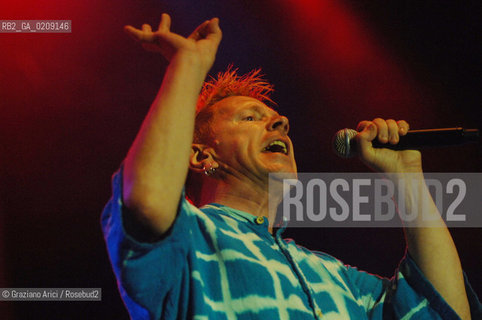 VENEZIA 20/06/08 - PARCO S.GIULIANO - HEINEKEN JAMMIN FESTIVAL : JOHNNY ROTTEN OF THE ROCK BAND SEX PISTOLS ©Graziano Arici/Rosebud2 MUSICA ROCK POP