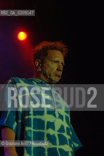 VENEZIA 20/06/08 - PARCO S.GIULIANO - HEINEKEN JAMMIN FESTIVAL : JOHNNY ROTTEN OF THE ROCK BAND SEX PISTOLS ©Graziano Arici/Rosebud2 MUSICA ROCK POP