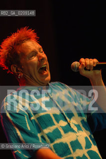 VENEZIA 20/06/08 - PARCO S.GIULIANO - HEINEKEN JAMMIN FESTIVAL : JOHNNY ROTTEN OF THE ROCK BAND SEX PISTOLS ©Graziano Arici/Rosebud2 MUSICA ROCK POP